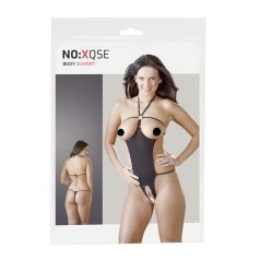 NO:XQSE - Body sensuel ouvert strass noir (S-L) NO:XQSE - Body sensuel ouvert strass noir (S-L)