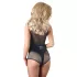 Cottelli - body résille brillant - noir