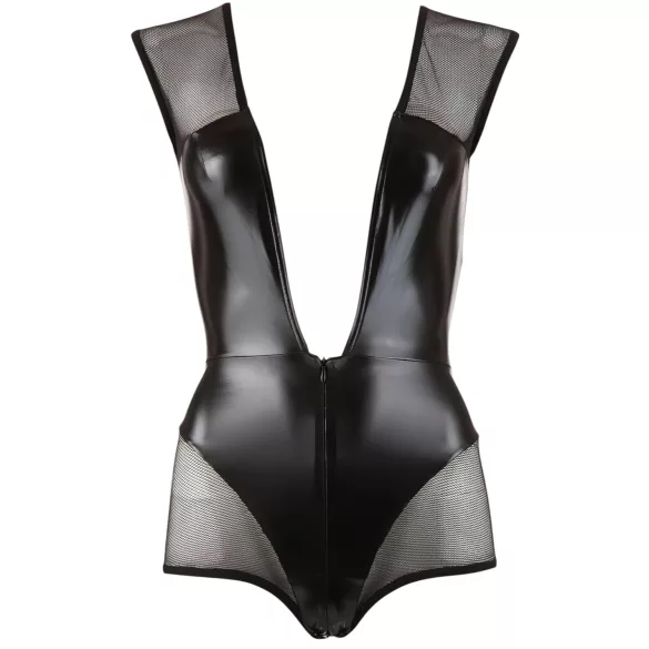 Cottelli - body résille brillant - noir - M