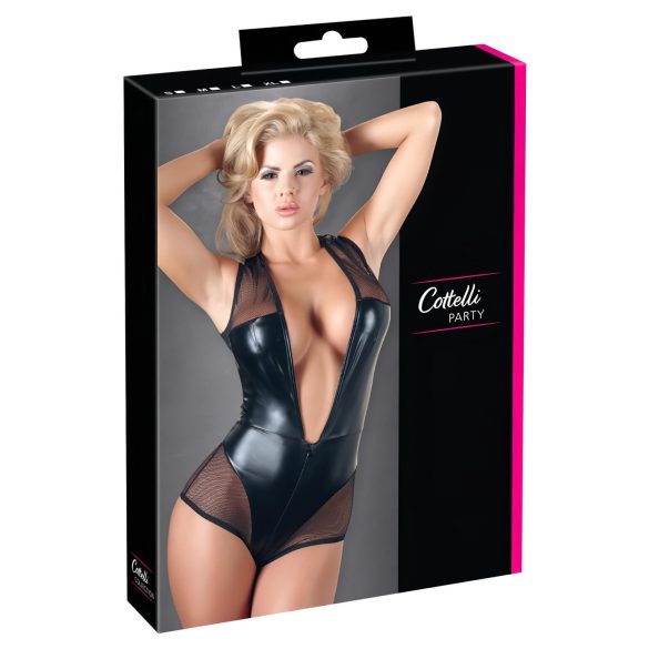 Cottelli - Body résille brillant (noir) - L