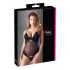 Cottelli - Body en velours modulable (noir) - 80C/M