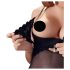 Cottelli - Body en velours modulable (noir) - 80C/M