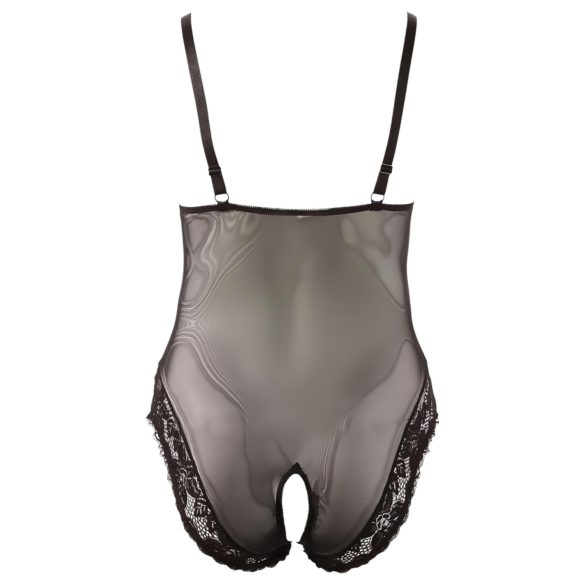 Cottelli - Body grande taille en dentelle - noir - XXL