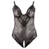 Cottelli - Body grande taille en dentelle - noir - XXXL
