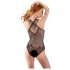 NO:XQSE - Body filet à fleurs avec col licou - noir (S-L)