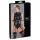 Cottelli Bondage - body sans manches brillant et menottes pour bras - noir - L