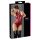 Cottelli Party - body rouge brillant sans manches à fermeture éclair - XL