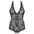 Obsessive Fiorenta - perles, ouvert, dentelle body (noir)