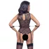 Cottelli Bondage - Body en dentelle avec sangles - noir