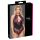 Cottelli Plus Size - Body fleuri (noir-violet)