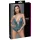 Cottelli - body ouvert en dentelle avec laçage (vert)