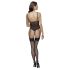 Body ouvert en dentelle avec porte-jarretelles noir Cottelli