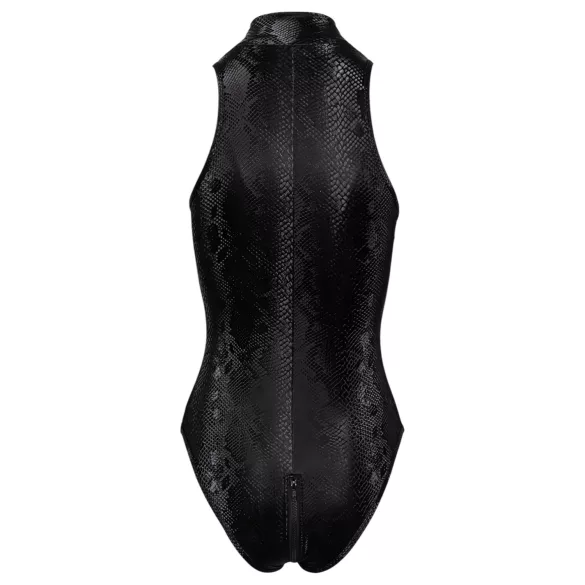 Cottelli Party - body serpent femme - simili cuir noir
