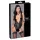 Cottelli Bondage - body dentelle tour de cou - noir