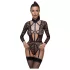 Cottelli - body transparent à bretelles - noir