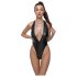 Cottelli Party - Body brillant à col halter (noir) - M