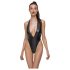 Cottelli Party - Body brillant à col halter (noir) - L