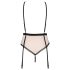 Obsessive Lilines - Body porte-jarretelles (rose) - L/XL