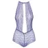 Kissable - body en dentelle à tour de cou - violet