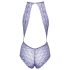 Kissable - Body en dentelle lilas, dos nu