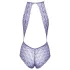 Kissable - body en dentelle à tour de cou - violet