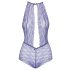 Kissable - Body en dentelle lilas, dos nu - L/XL