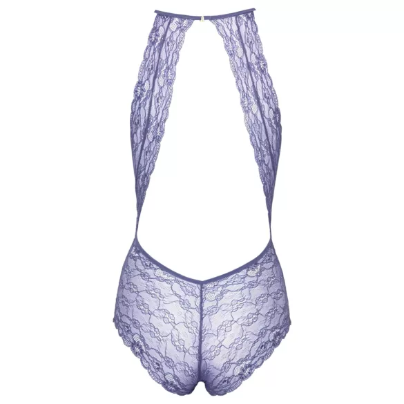 Kissable - body en dentelle à tour de cou - violet - L/XL