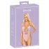 Kissable - body en dentelle brodée de roses - rose