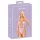 Kissable - body en dentelle brodée de roses - rose - L/XL