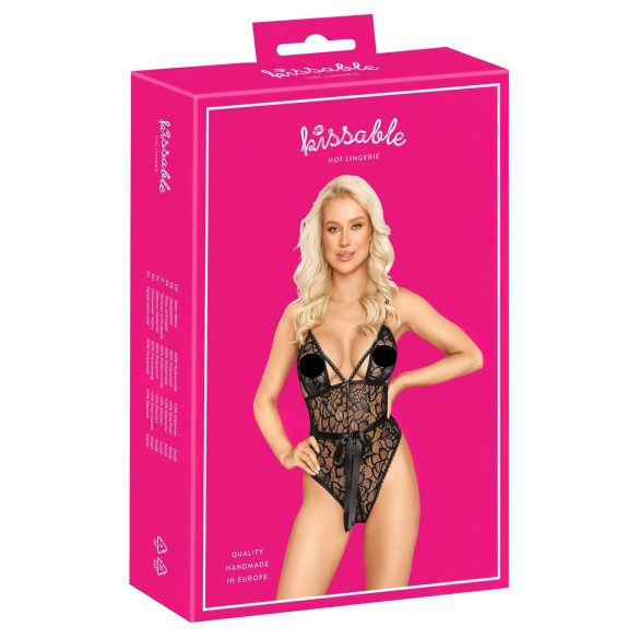 Body en dentelle noir - Embrassable - L/XL