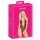 Body noir kissable brodé rose - L/XL