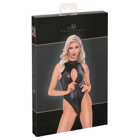 Noir - Body motif peau de serpent (noir) - M