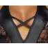Cottelli Party - body lingerie à motif floral - noir