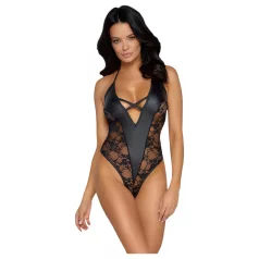 Cottelli Party - body lingerie à motif floral - noir - M