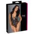 Cottelli Party - body noir fleuri - M