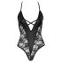 Cottelli Party - body noir fleuri - XL