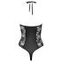 Cottelli Party - body noir fleuri - XL