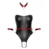 Cottelli Bondage - body brillant + attaches pour bras et cou (noir)