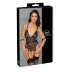 Cottelli Bondage - body ouvert avec menottes - noir - M