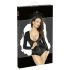 Noir - body à manches longues brillant (noir) - XL