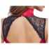 Cottelli - body en dentelle avec collier (rouge) - L