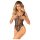 Obsessive B336 - body résille transparent ouvert (noir) - S-L
