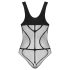 Obsessive B336 - body résille transparent ouvert (noir) - S-L