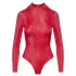 Cottelli - body femme effet serpent rouge - M