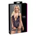 Cottelli - body sexy ouvert à bretelles - noir