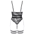 Cottelli - body sexy ouvert à bretelles - noir - L