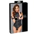 Cottelli Bondage - body ouvert seins nus - noir