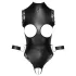 Cottelli Bondage - body ouvert seins nus - noir - M