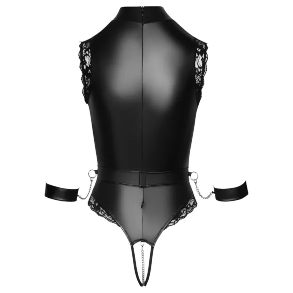 Cottelli Bondage - body ouvert seins nus - noir - M