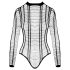 Cottelli - Body ouvert rayé noir - Tailles S-L